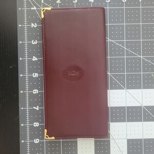 Burgundy Leather Key & Card Holder